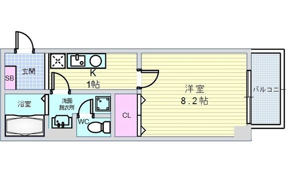 シャルマンの物件間取画像